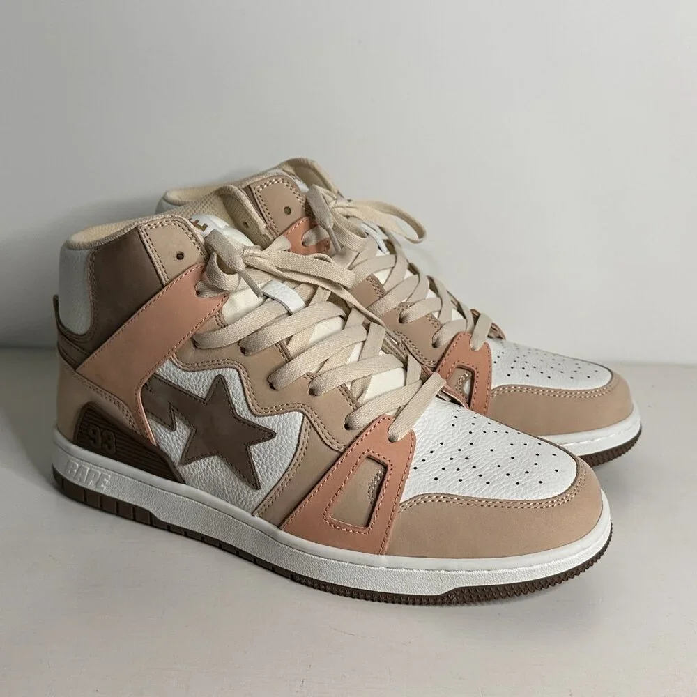 A Bathing Ape STA 93 Mid Sneakers Men Size 11 / New - Picture 2 of 12